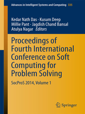 cover image of Proceedings of Fourth International Conference on Soft Computing for Problem Solving